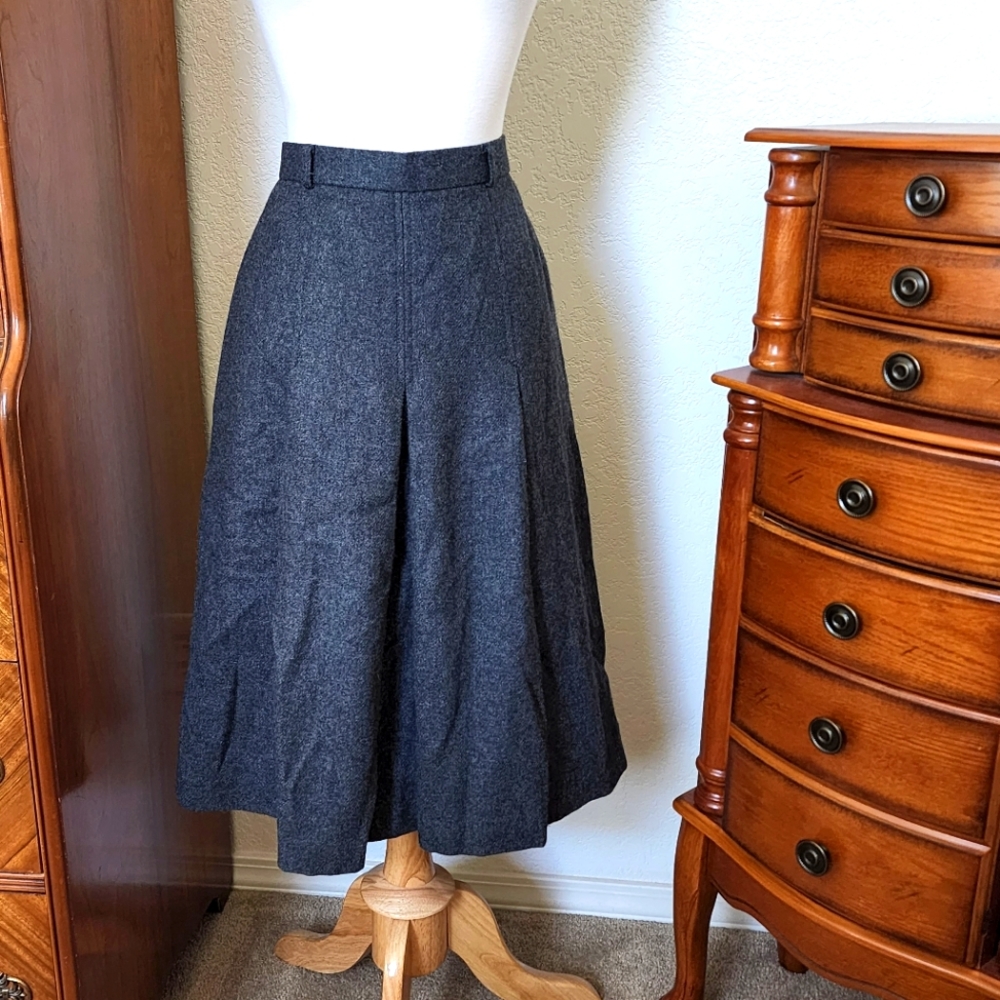 Vintage 50's Wool High Waisted Skirt